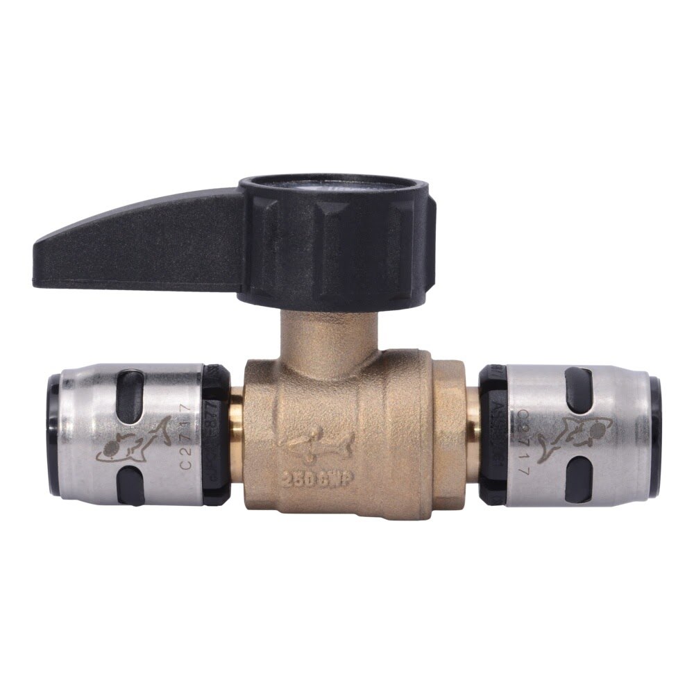 SharkBite K22222 1/2 in x 1/2 in EvoPEX Push-to-Connect Full Port Ball Valve - 2