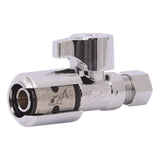 SharkBite K23037 1/2 in x 3/8 in OD Compression EvoPEX Straight Stop Valve with Escutcheon