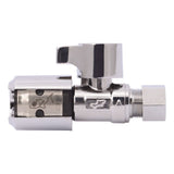 SharkBite K23037 1/2 in x 3/8 in OD Compression EvoPEX Straight Stop Valve with Escutcheon - 2