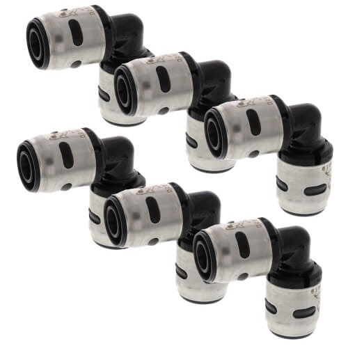 SharkBite K248WP6 1/2 in. EvoPEX 90 Degree Push-to-Connect Elbow Fitting (6 Pack) - 4
