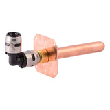 SharkBite K25811WP 1/2 in. x 6 in. Copper Stub Out with Bracket and EvoPEX 90 Degree Elbow