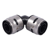 SharkBite K260WP2 1 in x 1 in EvoPEX 90 Degree Push to Connect Elbow for PEX Pipe (2 Pack)