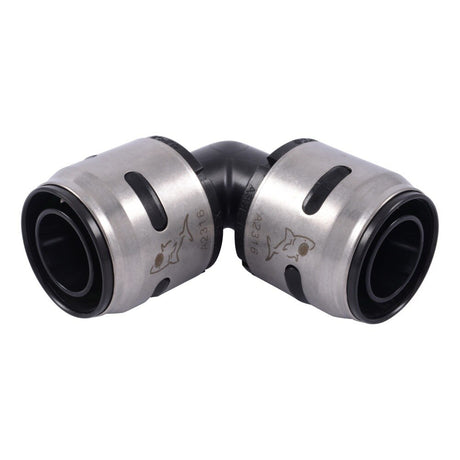 SharkBite K260WP2 1 in x 1 in EvoPEX 90 Degree Push to Connect Elbow for PEX Pipe (2 Pack)