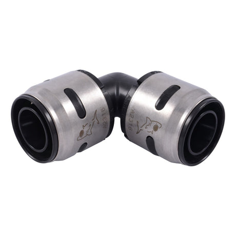SharkBite K260WP2 1 in x 1 in EvoPEX 90 Degree Push to Connect Elbow for PEX Pipe (2 Pack)