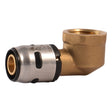 SharkBite K308WP2 1/2 in EvoPEX x 1/2 in FNPT 90 Degree Push to Connect Adapter Elbow (2 Pack)