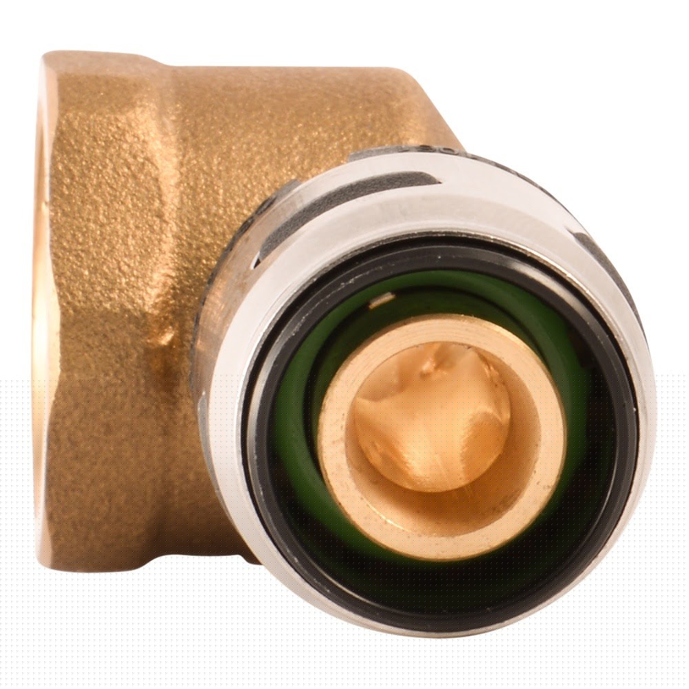 SharkBite K308WP2 1/2 in EvoPEX x 1/2 in FNPT 90 Degree Push to Connect Adapter Elbow (2 Pack) - 3