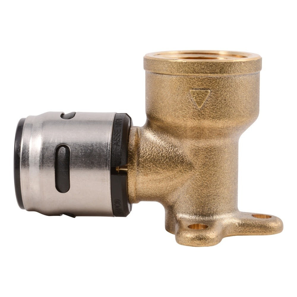 SharkBite K340WP2 3/4 in. EvoPEX x 3/4 in. FNPT Drop Ear Elbow for PEX Pipe (2 Pack) - 2