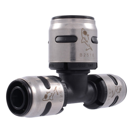 SharkBite K408WP3 1/2 in. x 1/2 in. x 3/4 in. EvoPEX Push to Connect Reducing Tee (3 Pack)
