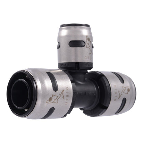 SharkBite K412WP3 3/4 in. x 3/4 in. x 1/2 in. EvoPEX Reducing Tee for PEX Pipe (3 Pack)