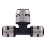 SharkBite K413WP2 3/4 in x 3/4 in x 1 in EvoPEX Push to Connect Reducing Tee for PEX Pipe (2 Pack) - 2