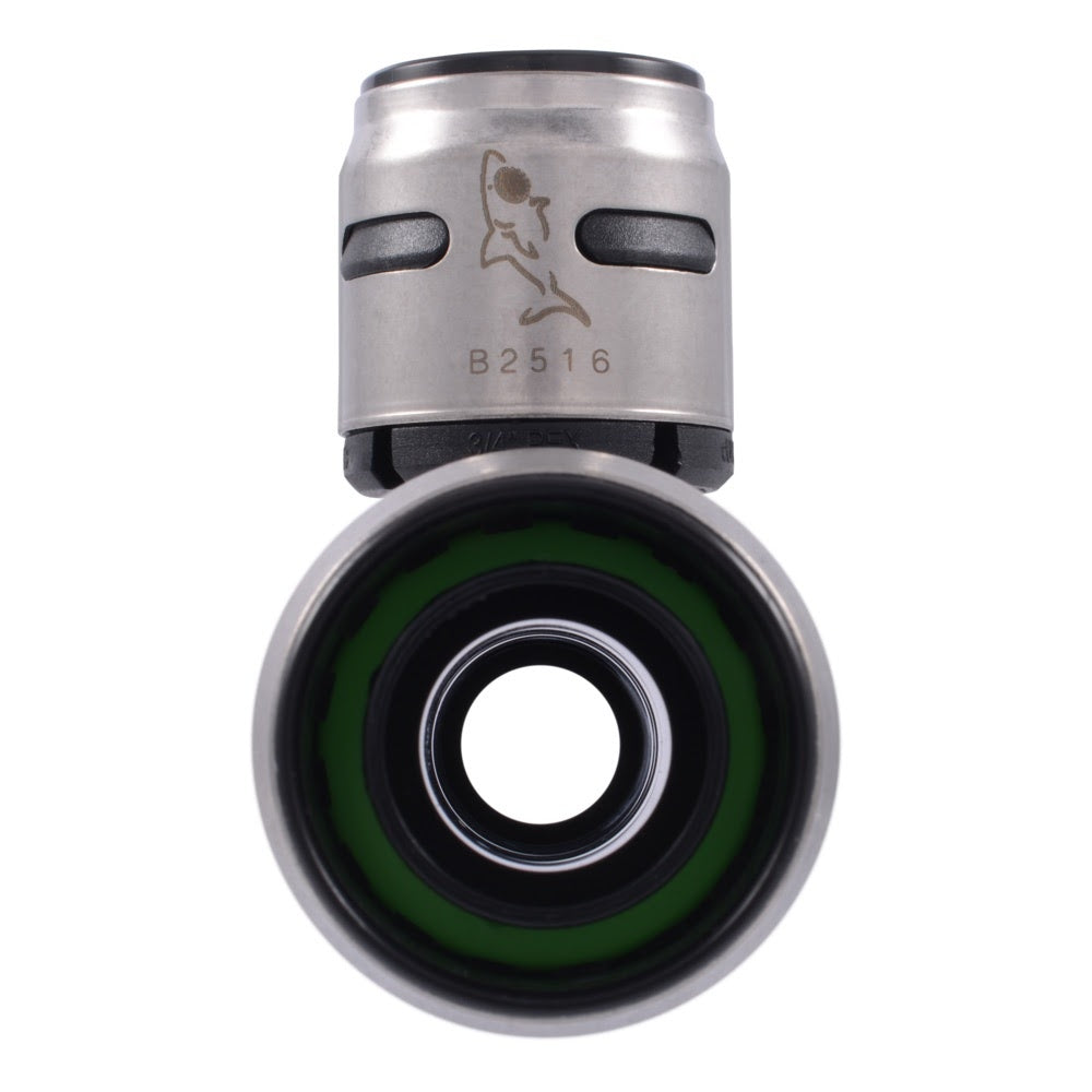 SharkBite K414WP2 1 in. x 3/4 in. x 3/4 in. EvoPEX Reducing Tee for PEX (2 Pack) - 3