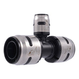 SharkBite K415WP2 1 in x 1 in x 1/2 in EvoPEX Push-to-Connect Reducing Tee for PEX Plumbing (2 Pack)