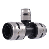 SharkBite K415WP2 1 in x 1 in x 1/2 in EvoPEX Push-to-Connect Reducing Tee for PEX Plumbing (2 Pack)