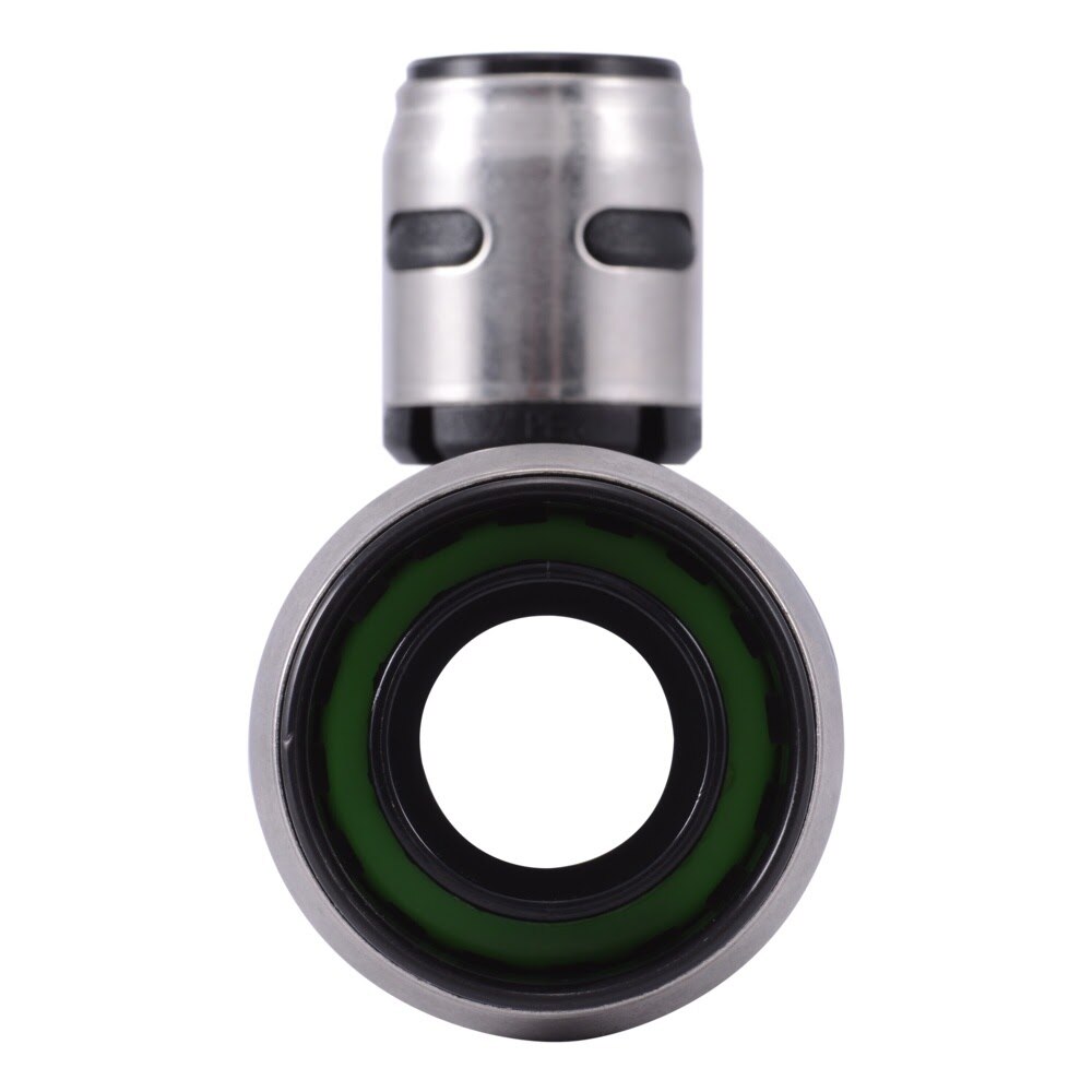 SharkBite K415WP2 1 in x 1 in x 1/2 in EvoPEX Push-to-Connect Reducing Tee for PEX Plumbing (2 Pack) - 3