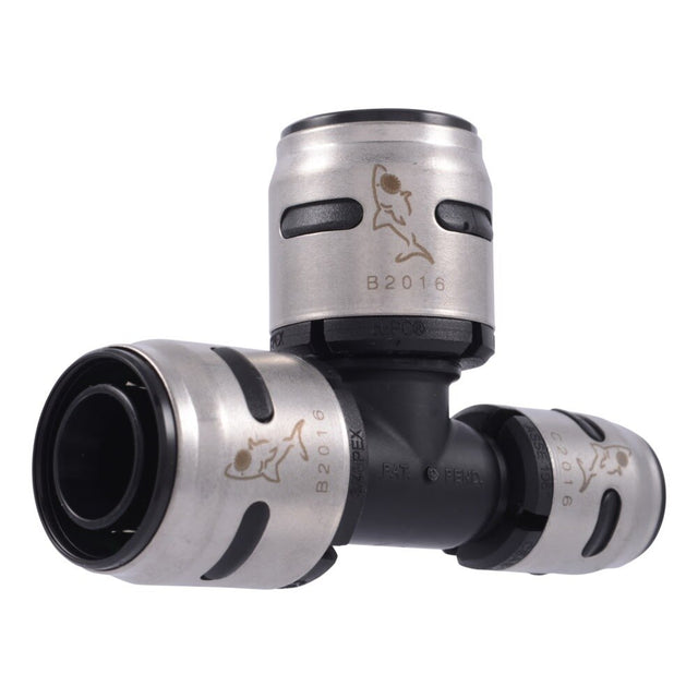 SharkBite K444WP3 3/4 in. x 1/2 in. x 3/4 in. EvoPEX Push to Connect Reducing Tee (3 Pack)