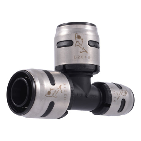 SharkBite K444WP3 3/4 in. x 1/2 in. x 3/4 in. EvoPEX Push to Connect Reducing Tee (3 Pack)