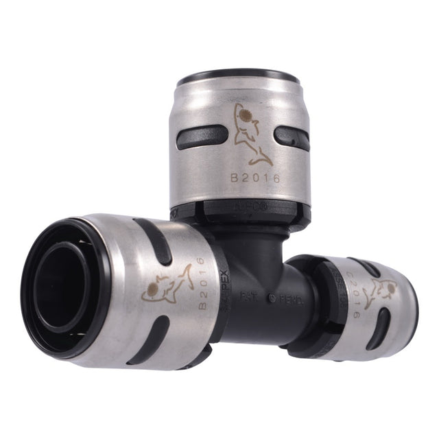 SharkBite K444WP3 3/4 in. x 1/2 in. x 3/4 in. EvoPEX Push to Connect Reducing Tee (3 Pack)