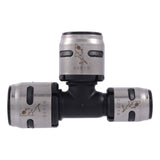 SharkBite K444WP3 3/4 in. x 1/2 in. x 3/4 in. EvoPEX Push to Connect Reducing Tee (3 Pack) - 2