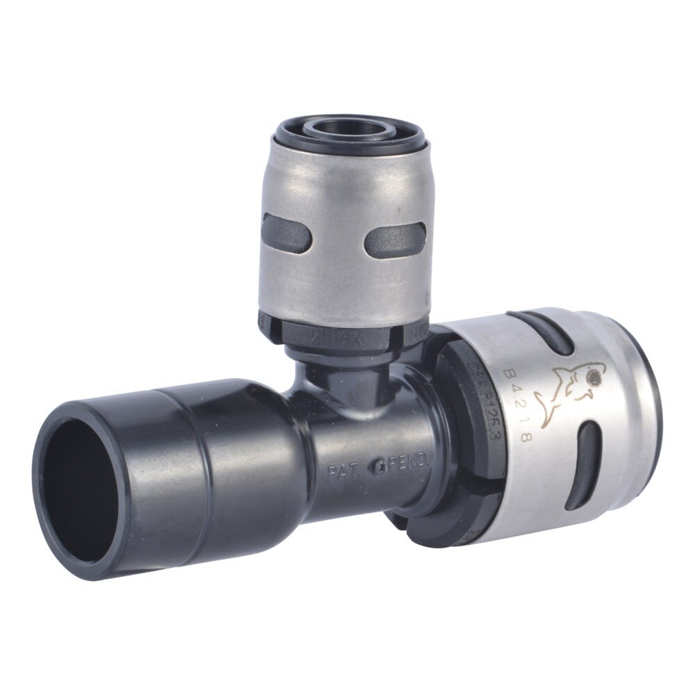 SharkBite K4483WP3 EvoPEX 3/4 in. x 3/4 in. x 1/2 in. Push-to-Connect Reducing Street Tee (3 Pack)