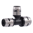 SharkBite K454WP3 3/4 in x 1/2 in x 1/2 in EvoPEX Push-to-Connect Reducing Tee for PEX Plumbing (3 Pack)