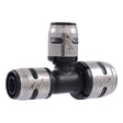 SharkBite K454WP3 3/4 in x 1/2 in x 1/2 in EvoPEX Push-to-Connect Reducing Tee for PEX Plumbing (3 Pack)