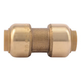 SharkBite U006LFA 3/8 in. x 3/8 in. Push-to-Connect Brass Coupling Fitting for 1/2 in. OD Pipe - 2