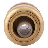 SharkBite U006LFA 3/8 in. x 3/8 in. Push-to-Connect Brass Coupling Fitting for 1/2 in. OD Pipe - 3