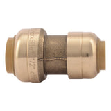 SharkBite U009LFA 3/8 in. x 1/2 in. OD x 1/2 in. Push-to-Connect Reducing Coupling - 2