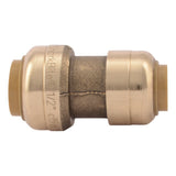 SharkBite U009LFA 3/8 in. x 1/2 in. OD x 1/2 in. Push-to-Connect Reducing Coupling - 2