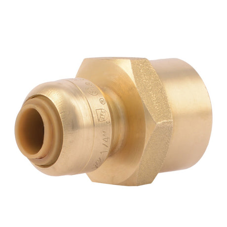 SharkBite U066LFA 1/4 in. 3/8 in. OD x 1/2 in. FNPT Push-to-Connect Reducing Adapter