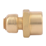 SharkBite U066LFA 1/4 in. 3/8 in. OD x 1/2 in. FNPT Push-to-Connect Reducing Adapter - 2