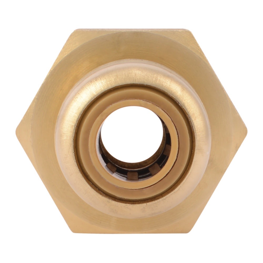 SharkBite U066LFA 1/4 in. 3/8 in. OD x 1/2 in. FNPT Push-to-Connect Reducing Adapter - 3