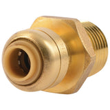 SharkBite U110LFA 1/4 in x 1/2 in MNPT Push to Connect Reducing Male Adapter