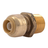 SharkBite U118LFA 3/8 in. x 1/2 in. OD Push-to-Connect x 1/2 in. MNPT Brass Reducing Adapter