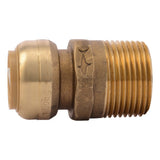 SharkBite U139LFA 3/4 in x 1 in Push-to-Connect x MNPT Brass Adapter Fitting - 2