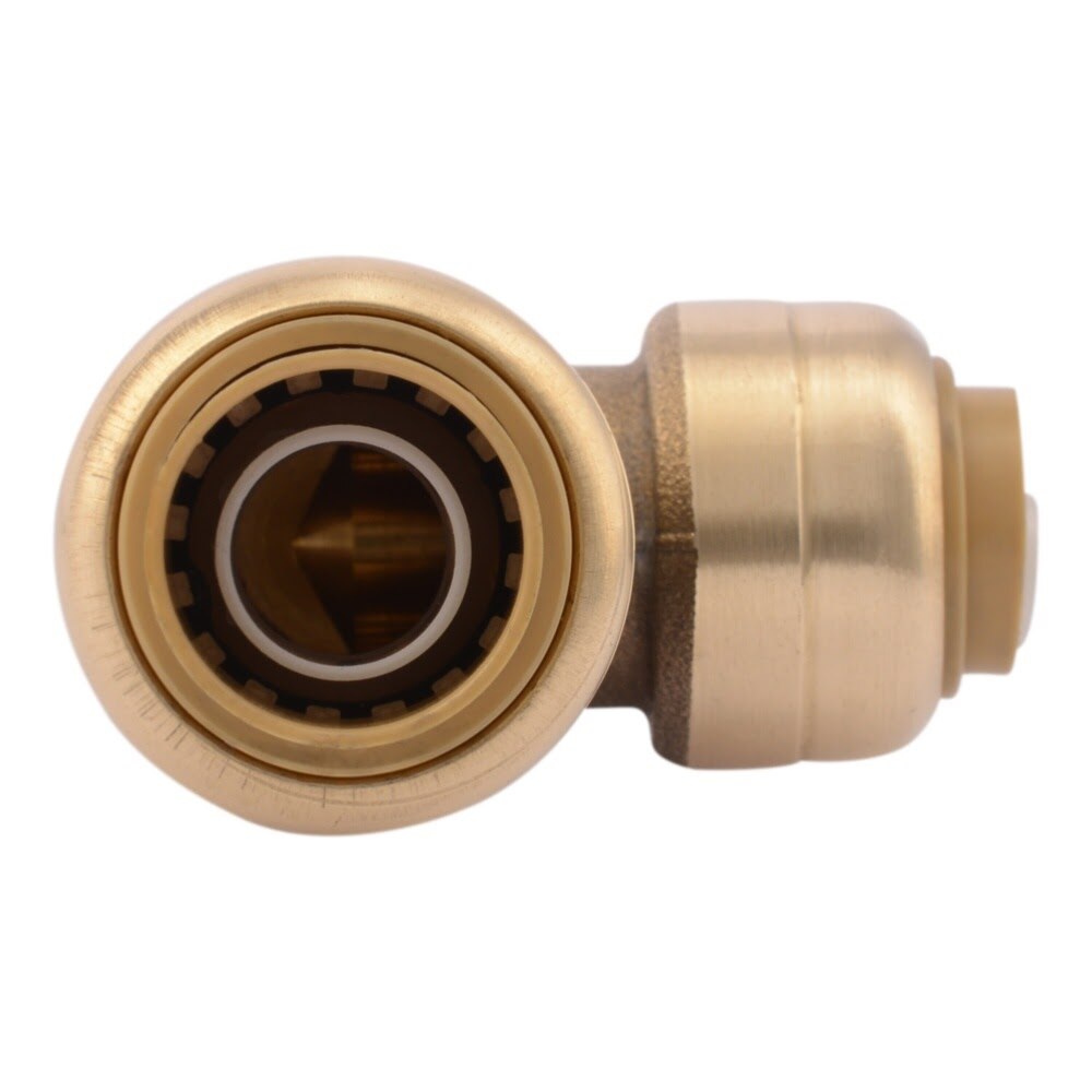 SharkBite U272LFA 1/2 in. x 3/8 in. 90 Degree Push to Connect Reducing Elbow Lead Free - 3