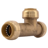 SharkBite U3370LF 3/4 in. x 3/4 in. x 3/4 in. Push-to-Connect Slip Tee - 2