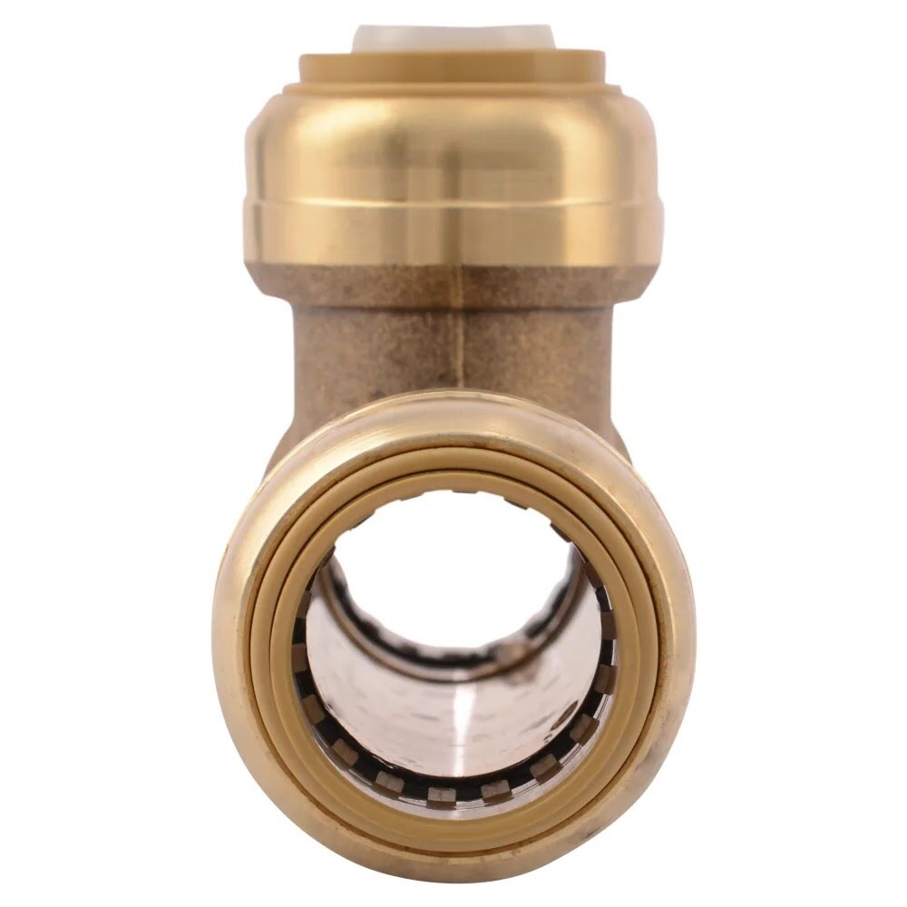 SharkBite U3370LF 3/4 in. x 3/4 in. x 3/4 in. Push-to-Connect Slip Tee - 3