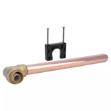 SharkBite U351LFA 1/2 in. Push-to-Connect x 8 in. Copper 90 Degree Stub-Out Elbow Fitting