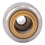 SharkBite U3523LFA 1/4 in 3/8 in OD Push to Connect x 3/8 in Compression Stop Valve Connector - 3
