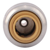 SharkBite U3524LFA 1/4 in x 1/4 in Push to Connect Compression Stop Valve Connector for 3/8 in OD PEX - 3