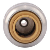 SharkBite U3524LFA 1/4 in x 1/4 in Push to Connect Compression Stop Valve Connector for 3/8 in OD PEX - 3