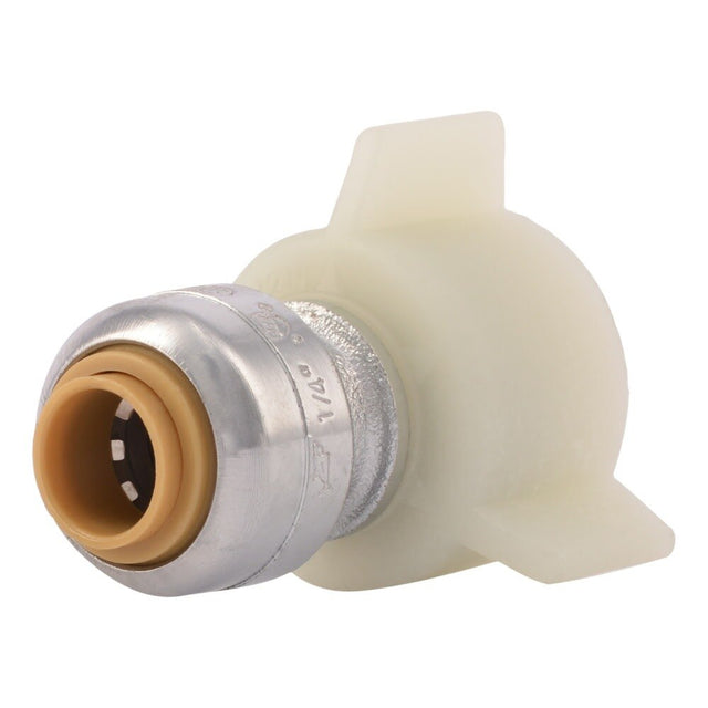 SharkBite U3525LFA 1/4 in 3/8 in OD x 1/2 in NPSM Threaded Faucet Connector