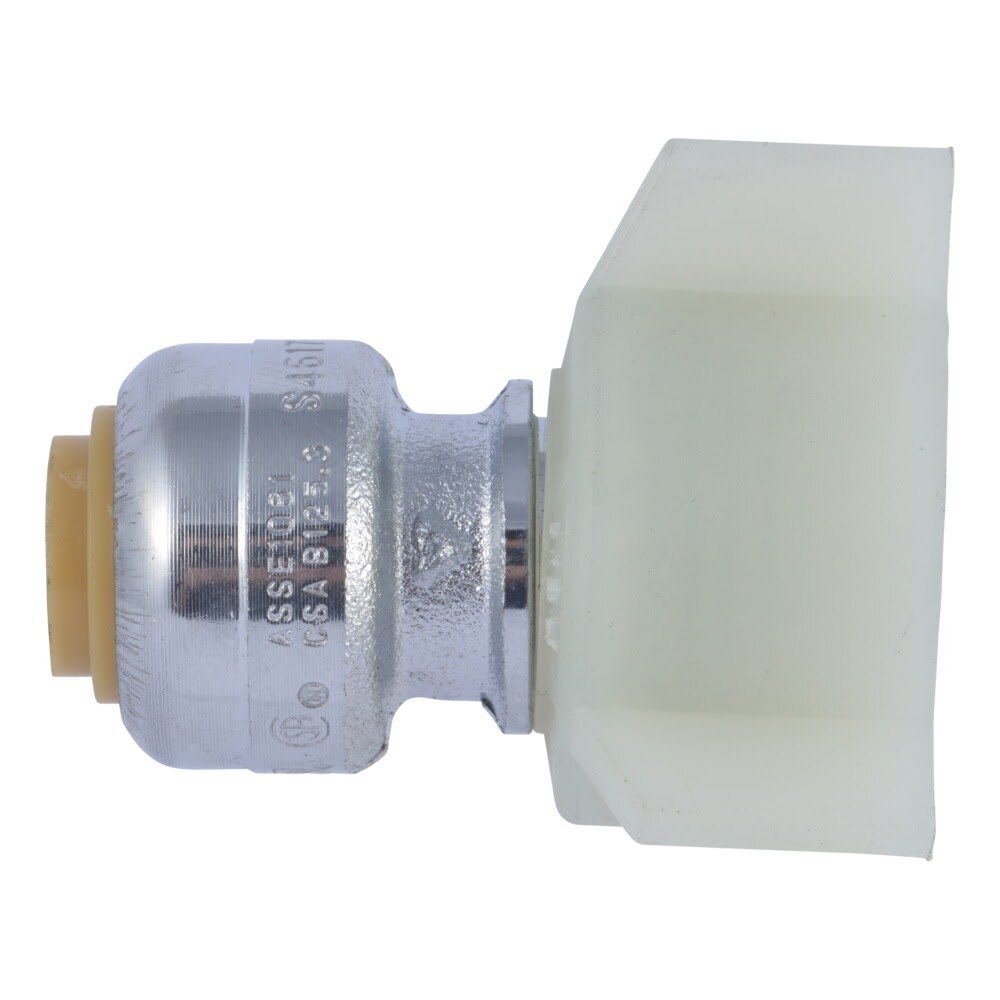 SharkBite U3525LFA 1/4 in 3/8 in OD x 1/2 in NPSM Threaded Faucet Connector - 2