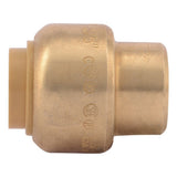 SharkBite U512LFA 3/8 in 1/2 in OD Push to Connect Brass End Stop Fitting - 2