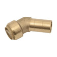 SharkBite U615LFA 1/2 in x 1/2 in 45 Degree Push-to-Connect Street Elbow Plumbing Fitting