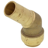 SharkBite U620LFA 3/4 in. x 3/4 in. 45 Degree Lead Free Street Elbow Push Fit Brass Fitting