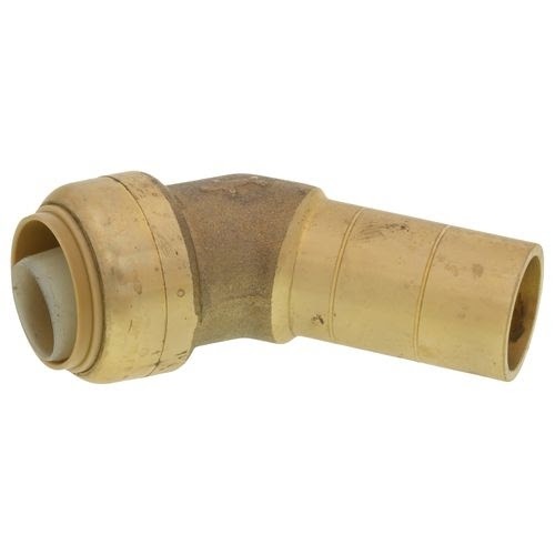 SharkBite U620LFA 3/4 in. x 3/4 in. 45 Degree Lead Free Street Elbow Push Fit Brass Fitting - 3