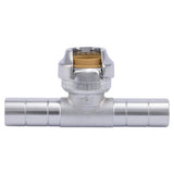 SharkBite U782LF 1/2 in. CTS x 1/2 in. CTS x 1/2 in. Push-to-Connect Dual Tee Stop Valve Adapter - 2
