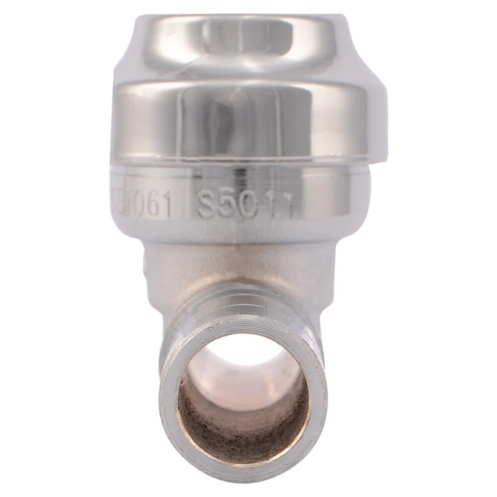 SharkBite U782LF 1/2 in. CTS x 1/2 in. CTS x 1/2 in. Push-to-Connect Dual Tee Stop Valve Adapter - 3